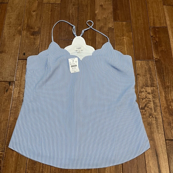J Crew Pinstripe Cami Size 4 NWT - Picture 6 of 6